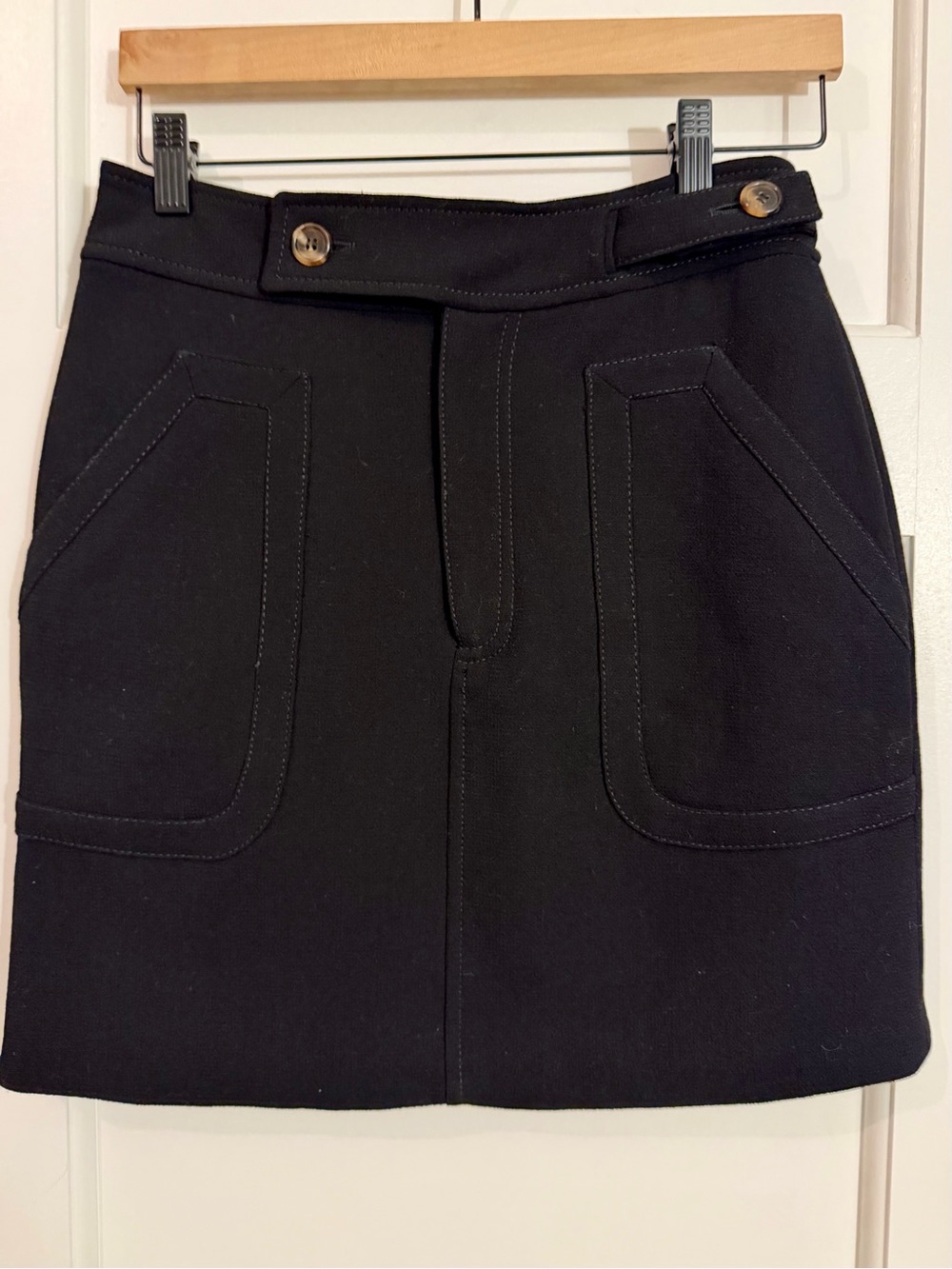 Derek Lam Black Mini Skirt